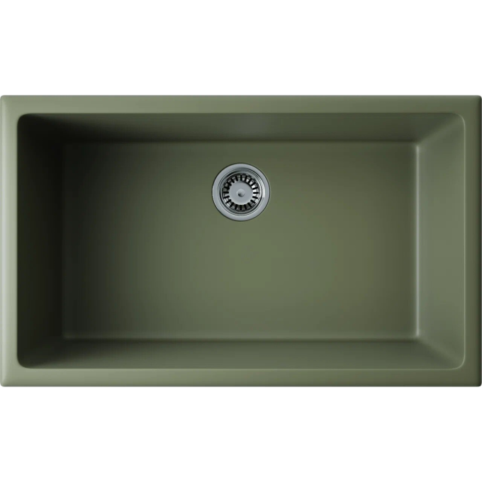 Мойка OMOIKIRI OKINOSHIMA 76-U/I-OL Natceramic/olive 4997147
