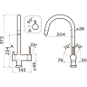 Смеситель OMOIKIRI YAMADA-WH-P латунь/белый 4974227